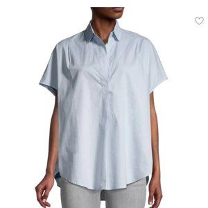Trendy Oversize French Connection Popover Blouse M